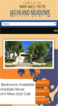 Mobile Screenshot of highlandmeadowsapts.com